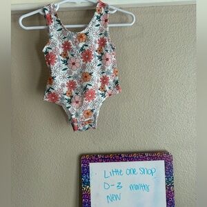 Floral Kids Swim One Piece